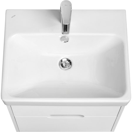 Тумба под раковину Aquaton Оливия 55 1A254201OL010 подвесная Белая матовая 