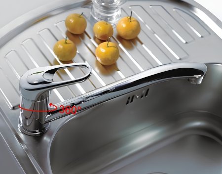 Смеситель для кухни Frap H04 F4904 Хром 