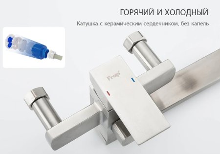 Душевая система Frap H802 F24802 Нержавеющая сталь 