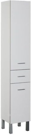 Шкаф-пенал для ванной Aquanet Верона 35 б/к белый (напольный) 