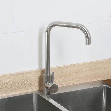 Смеситель для кухни Melana Tondo F610104 Сатин 