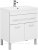 Тумба с раковиной Aquanet Верона 75 белый (напольная 1 ящик 2 дверцы) 
