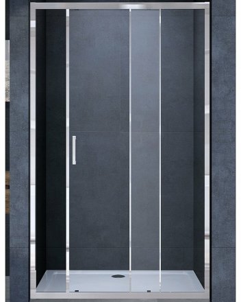 Душевая дверь Vincea Alpha 120 VDS-3AL120CL профиль Хром стекло прозрачное 