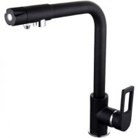 Cмеситель для кухни под фильтр ViEiR VV15008-С Черный в крапинку