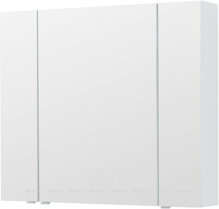 Зеркальный шкаф Aquanet Алвита New 100 Белый матовый 