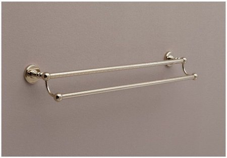 Полотенцедержатель Aquanet 4624D золото двойной 