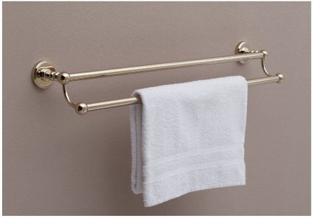 Полотенцедержатель Aquanet 4624D золото двойной 