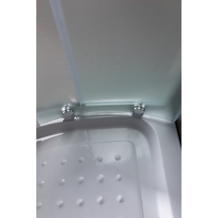 Душевой уголок Esbano ESD-8015 с поддоном 90x90 см, профиль хром, стекло рифленое 