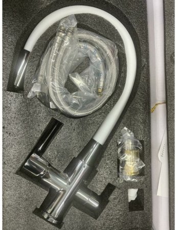 Смеситель для кухни с гибким изливом HANSEN HL15080F Хром 