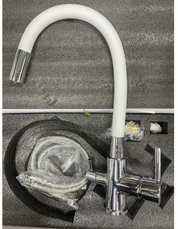 Смеситель для кухни с гибким изливом HANSEN HL15080F Хром 