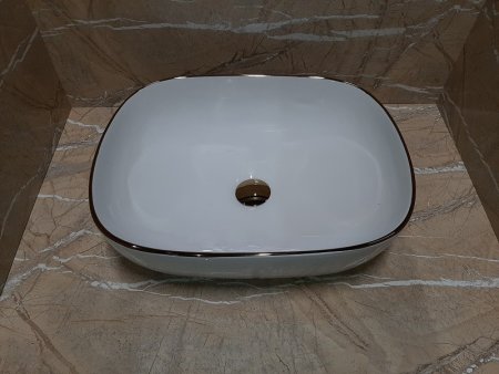 Раковина CeramaLux D1302H011-1 накладная 