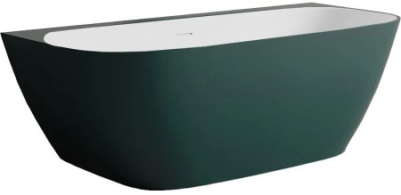 Ванна из искусственного камня Salini Sofia Wall 180х85 102523MRH покраска по RAL снаружи матовая 