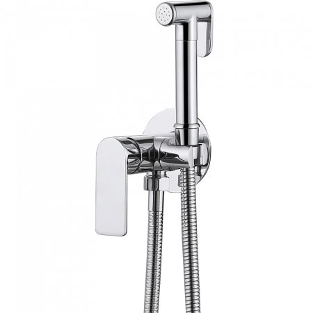 Гигиенический душ со смесителем Abber Weiss Insel AF8025 Хром 