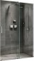 Душевая дверь Abber Komfort 120 AG90120 профиль Хром стекло прозрачное 