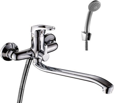 Смеситель для ванны и душа Rossinka B35-34 Хром 