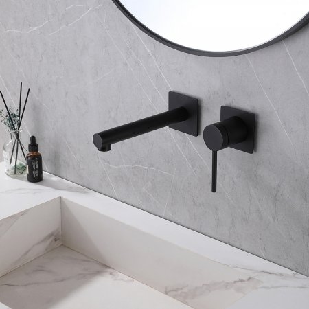 Смеситель для раковины Abber Emotion AF8812B Черный матовый 