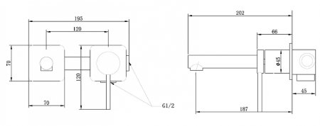 Смеситель для раковины Abber Emotion AF8812B Черный матовый 