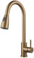 Смеситель для кухни с выдвижным изливом Raffine F213G, золотой сатин 