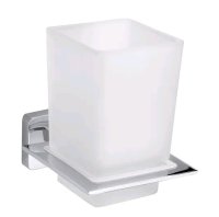 Стакан Bemeta Niki 153110052 хром/стекло матовое