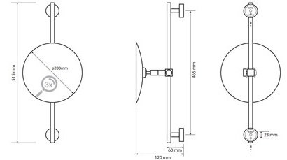 Косметическое зеркало Bemeta 116201792 