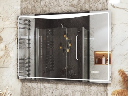Зеркало VIGO Eva Media L 1000, 100 см 
