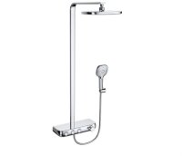 Душевая система с термостатом Bravat Cobble F6389423CP-A1-ENG, хром Душевая система с термостатом Bravat Cobble F6389423CP-A1-ENG, хром