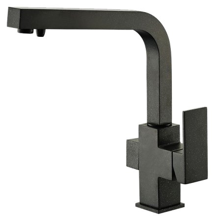 Смеситель для кухонной мойки Zorg Clean Water ZR 311 YF-черный металл 