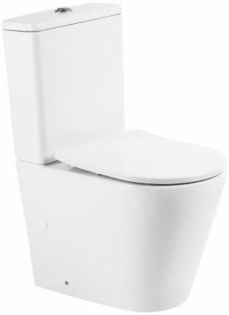 Унитаз компакт BelBagno Flay-R BB2149CPR без бачка и сиденья 