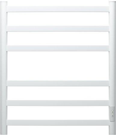 Полотенцесушитель электрический Point Антея PN17856W П6 500x600, диммер справа, белый 