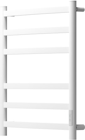 Полотенцесушитель электрический Point Антея PN17856W П6 500x600, диммер справа, белый 