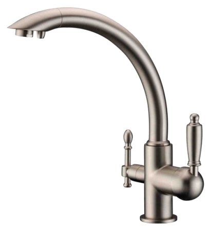 Смеситель для кухонной мойки Zorg Clean Water ZR 314 YF-33 nickel 