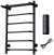 Полотенцесушитель электрический с полочкой (лесенка) Тругор Пэк сп 6 П 80х50 см, черный 