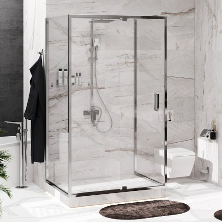 Душевой уголок WasserKRAFT Berkel 48P21, П-образный 