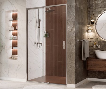 Душевой уголок WasserKRAFT Berkel 48P21, П-образный 