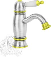 Смеситель Migliore Oxford 19159 для раковины хром / золото