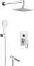 Душевая система Gappo Futura G7117-8 Белый Хром 