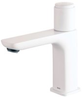 Смеситель для умывальника с инновационным управлением Push Control белый матовый IDDIS Slide (SLIWTBTi01)