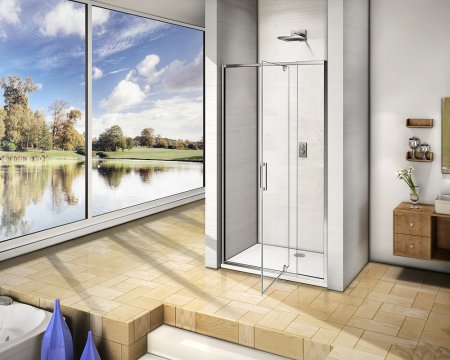 Душевая дверь в нишу Good Door Orion WTW-PD-100-C-CH 