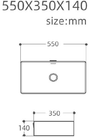 Раковина-чаша Aquanet Perfect-3-MB 55 273676 Черная матовая 