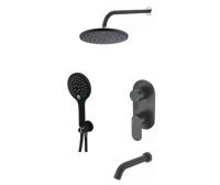 Душевой комплект WasserKRAFT A177471 черный