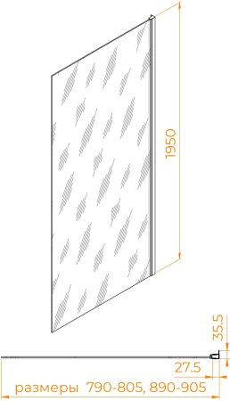 Боковая панель RGW Z-03 800 