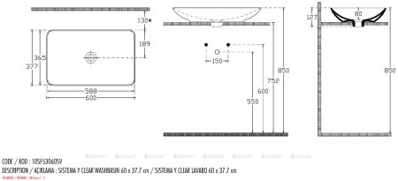 Раковина-чаша Allen Brau Fantasy 60 4.11016.20 Белая 
