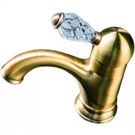 Смеситель для раковины Boheme Crystal 301-CRST Бронза 