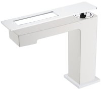 Смеситель для раковины Boheme Q 141-WCR Белый Хром