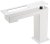 Смеситель для раковины Boheme Q 141-WCR Белый Хром 