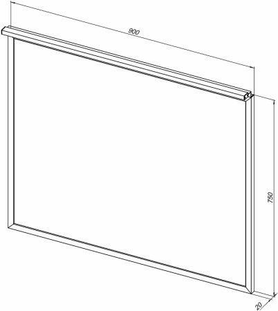 Зеркало Allen Brau Priority 90 1.31016.60 с подсветкой Медь браш 