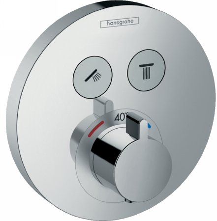 Смеситель для душа Hansgrohe ShowerSelect S 15743000 с термостатом Хром 