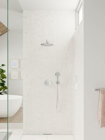 Смеситель для душа Hansgrohe ShowerSelect S 15743000 с термостатом Хром 