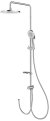Душевой гарнитур с тропической лейкой Milardo Ideal Spa (ILSSB3FM76) 
