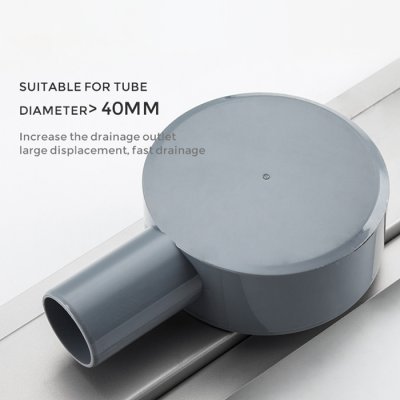 Душевой лоток Gappo G88007-4 нержавеющая сталь 800x70 мм 